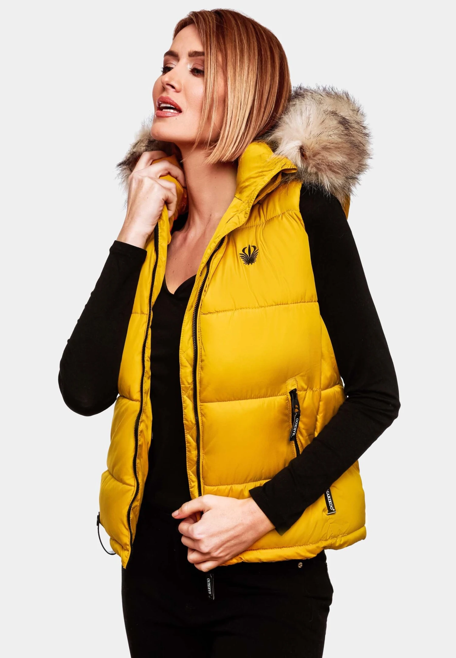 Marikoo Bodywarmer - Yellow 4 Marikoo Bodywarmer - Yellow - Afbeelding 4