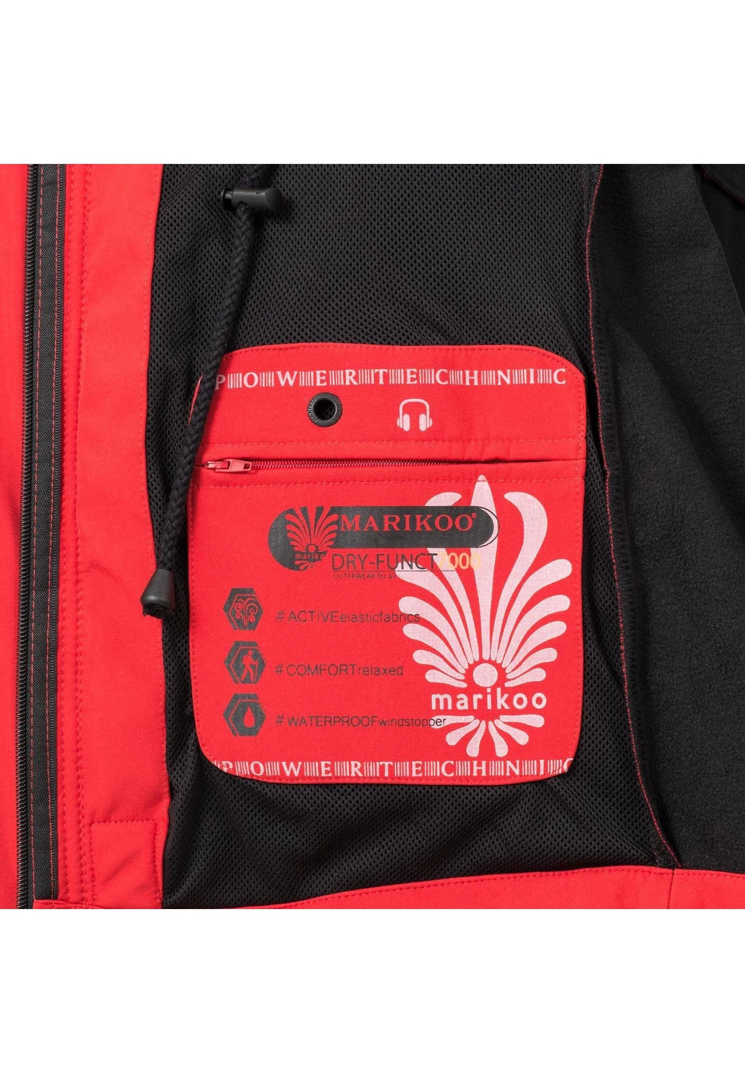 Marikoo Zimtzicke - Parka - Red 6 Marikoo Zimtzicke - Parka - Red - Afbeelding 6