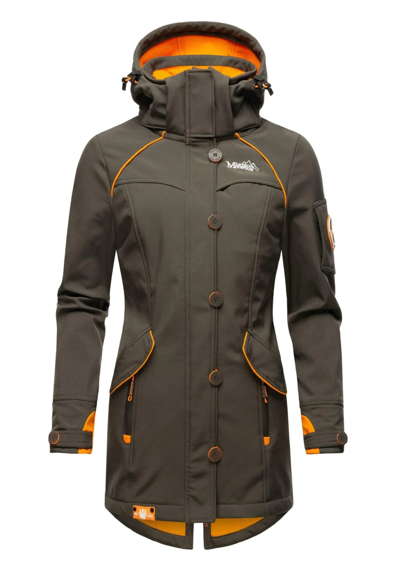 Marikoo Soulinaa - Parka - Dark Grey 6 Marikoo Soulinaa - Parka - Dark Grey - Afbeelding 6