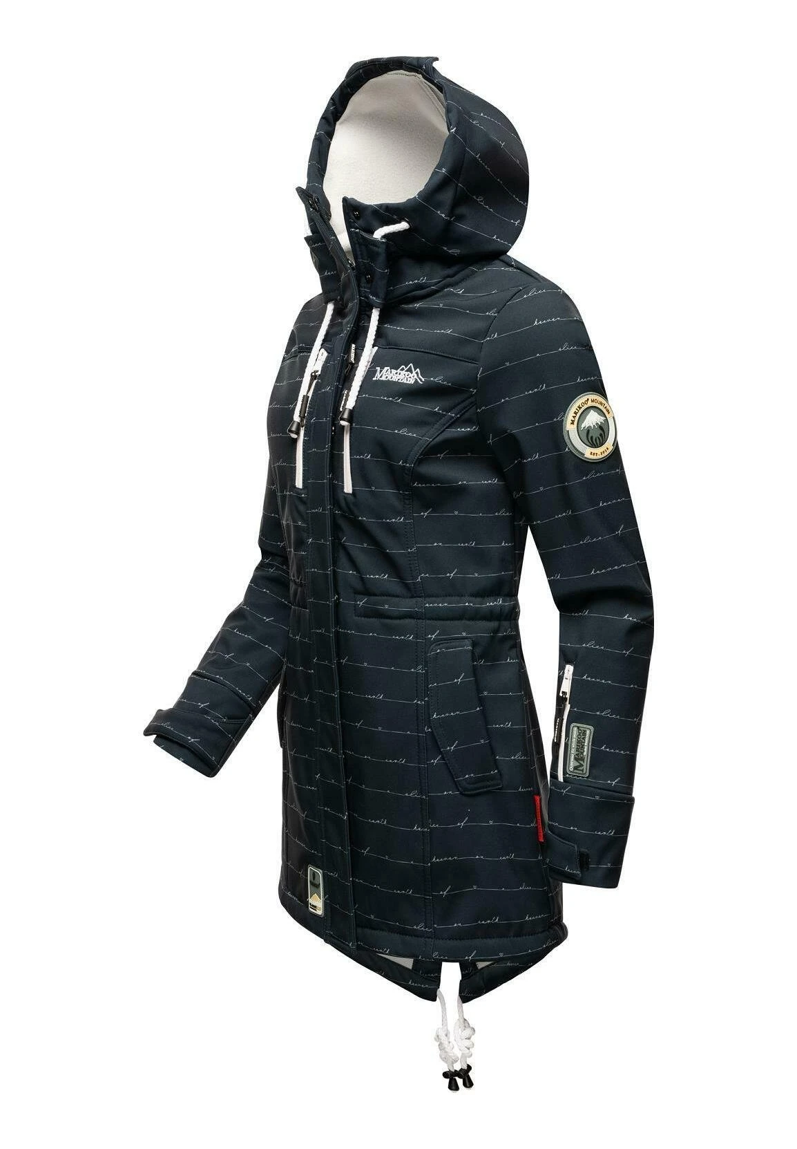 Marikoo Zimtzicke - Parka - Navy Lines 2 Marikoo Zimtzicke - Parka - Navy Lines - Afbeelding 2