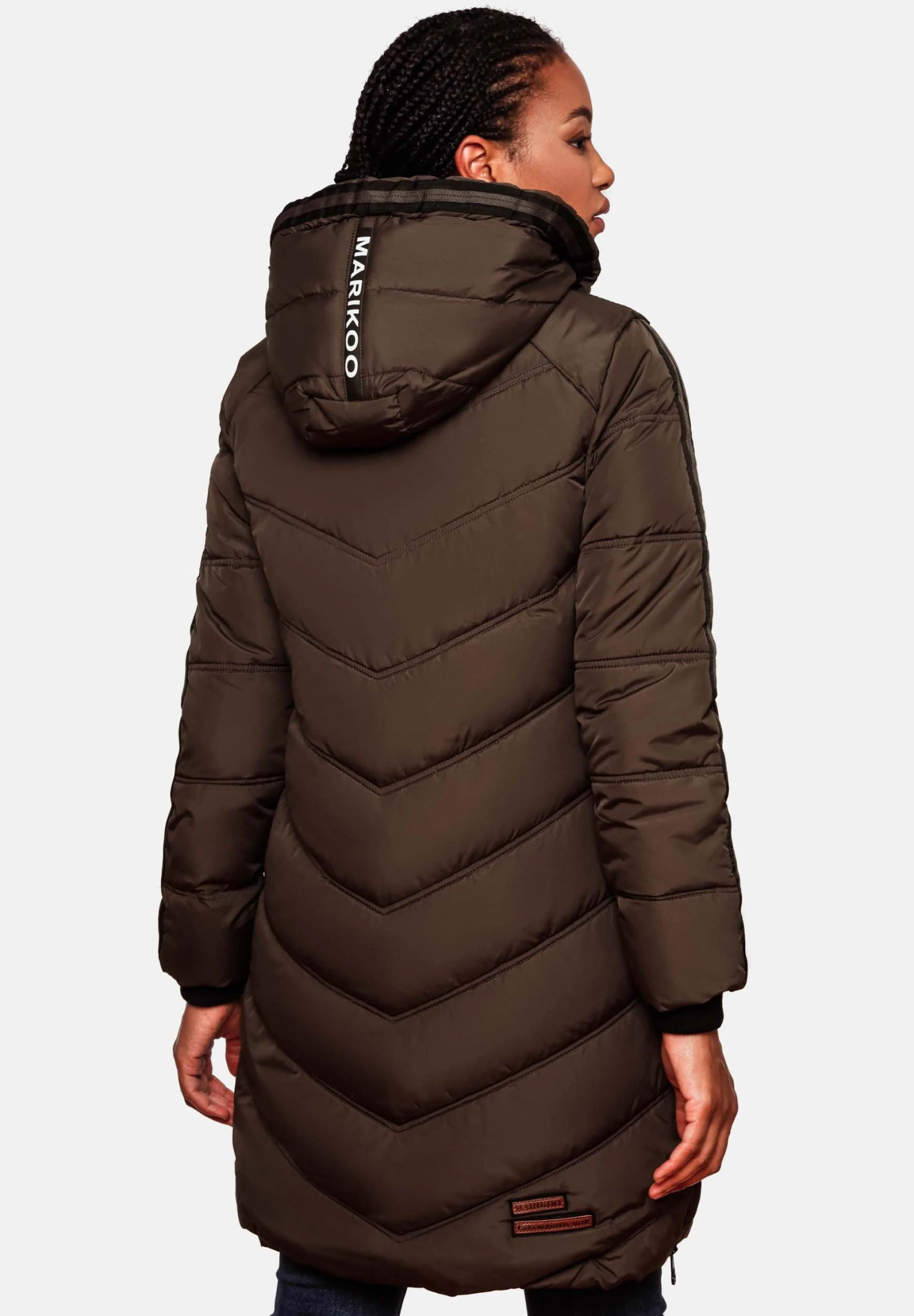Marikoo Armasa - Winterjas - Dark Choco 2 Marikoo Armasa - Winterjas - Dark Choco - Afbeelding 2
