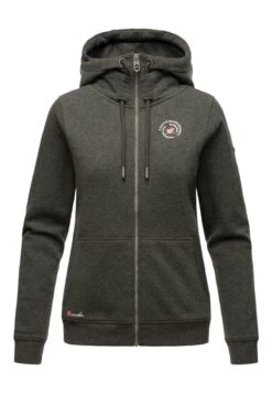 Marikoo Setsunaa - Sweater Met Rits - Darkgreymelange