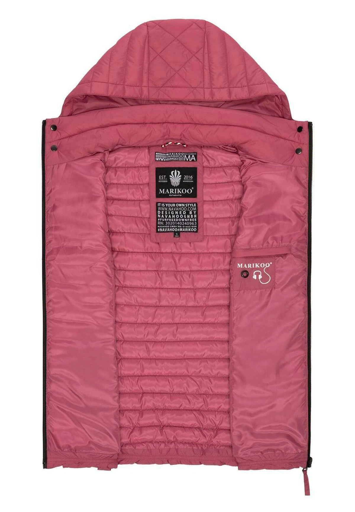 Marikoo Hasenpfote - Bodywarmer - Berry 8 Marikoo Hasenpfote - Bodywarmer - Berry - Afbeelding 8