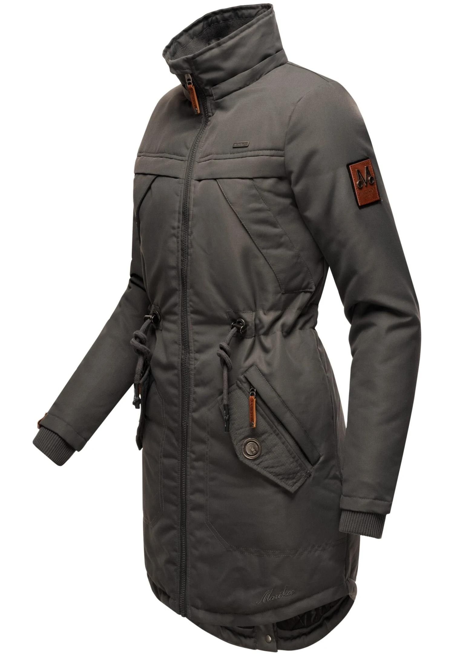 Marikoo Kamii - Winterjas - Dark Grey 4 Marikoo Kamii - Winterjas - Dark Grey - Afbeelding 4