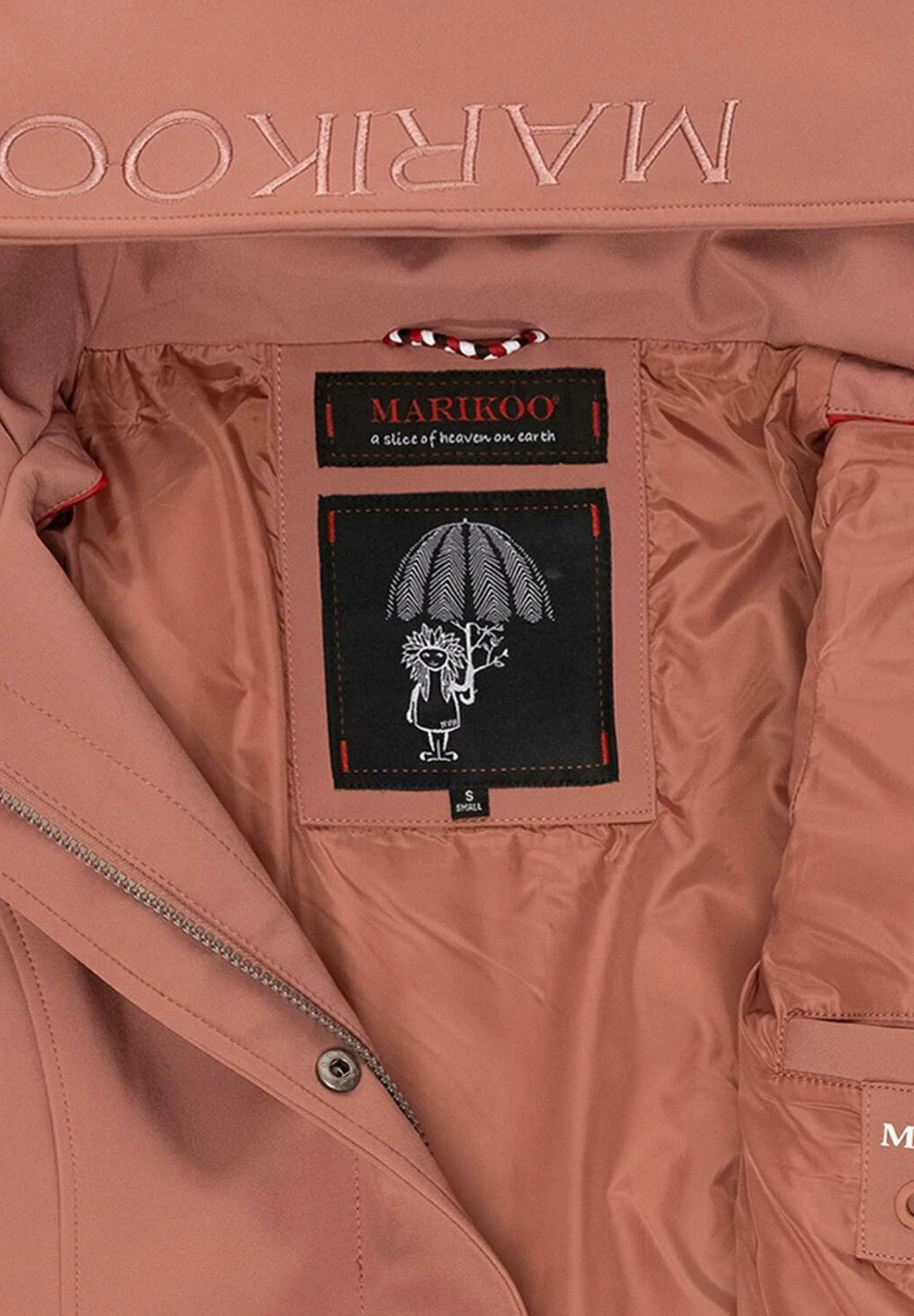 Marikoo Mayleen - Parka - Terracotta 6 Marikoo Mayleen - Parka - Terracotta - Afbeelding 6