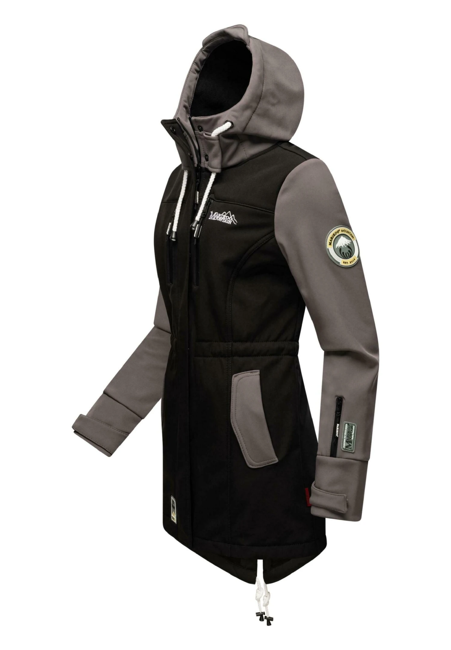 Marikoo Zimtzicke - Parka - Black Grey 3 Marikoo Zimtzicke - Parka - Black Grey - Afbeelding 3