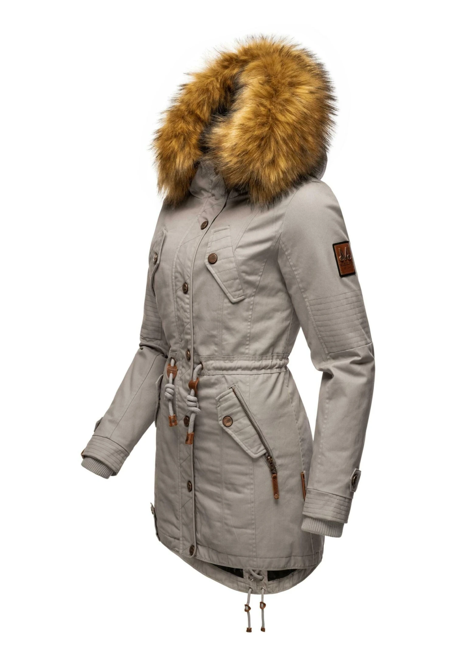 Marikoo Viva- Winterjas - Zinc Grey 2 Marikoo Viva- Winterjas - Zinc Grey - Afbeelding 2