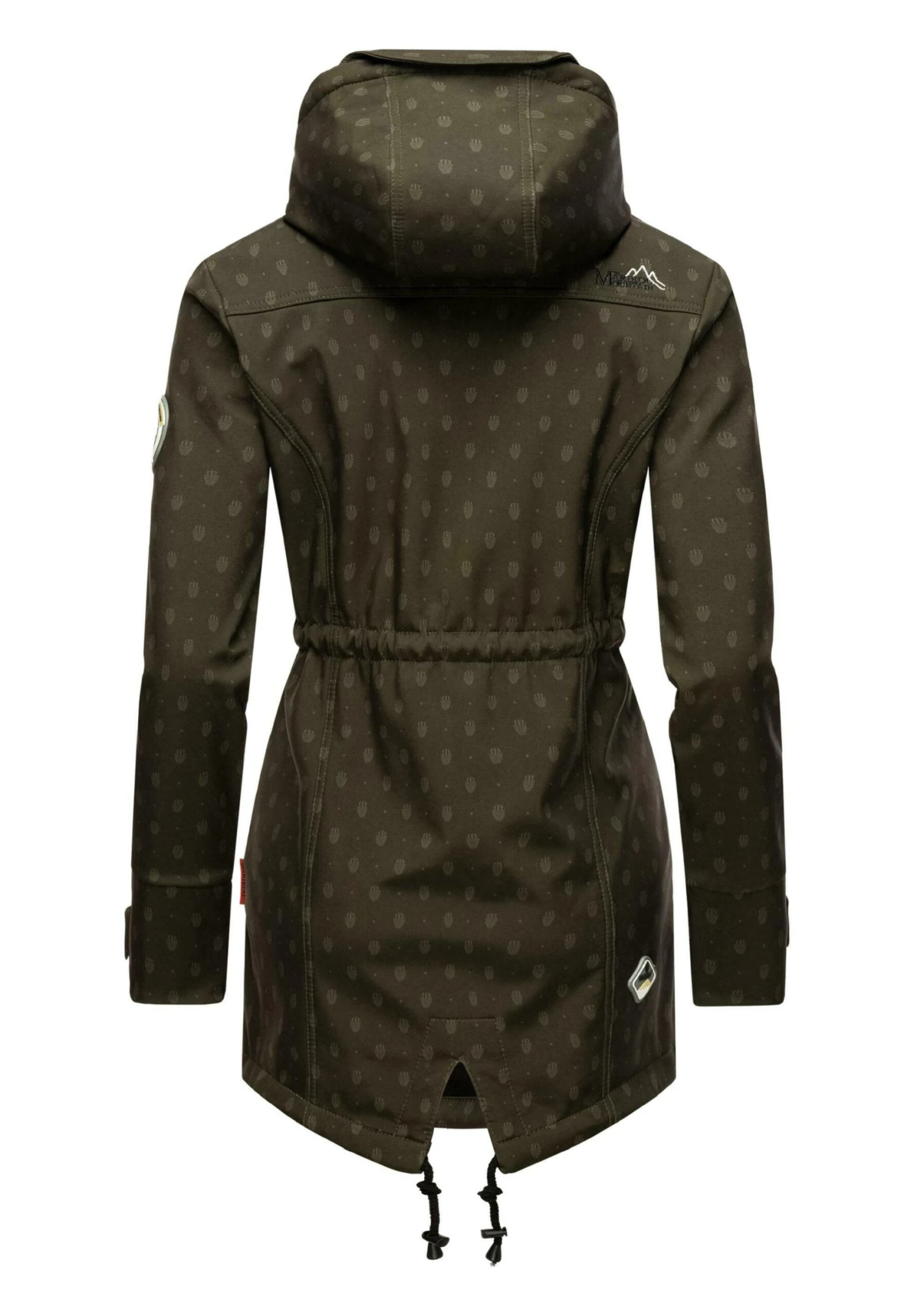 Marikoo Zimtzicke - Parka - Dark Olive W Print 2 Marikoo Zimtzicke - Parka - Dark Olive W Print - Afbeelding 2