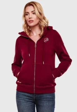 Marikoo Setsunaa - Sweater Met Rits - Bordeaux