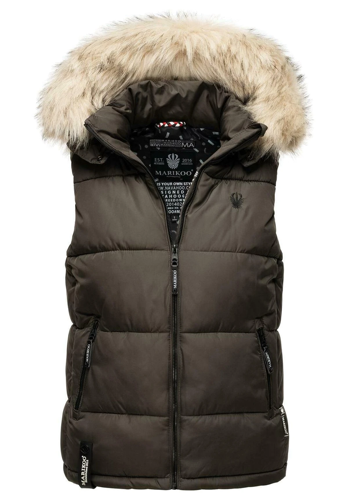 Marikoo Bodywarmer - Anthracite 1 Marikoo Bodywarmer - Anthracite