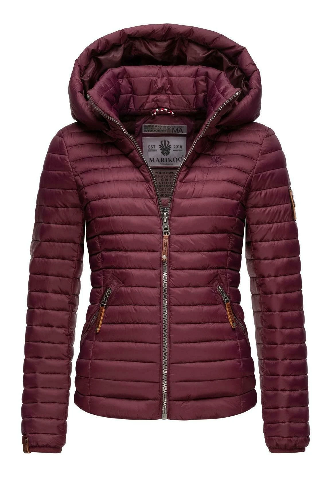 Marikoo Lowenbaby - Jas - Dark Red Melange 5 Marikoo Lowenbaby - Jas - Dark Red Melange - Afbeelding 5