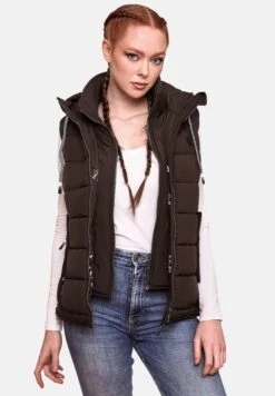 Marikoo Taisaa - Bodywarmer - Dark Choco -Marikoo 431103b368bf40d78179a94262008a8f