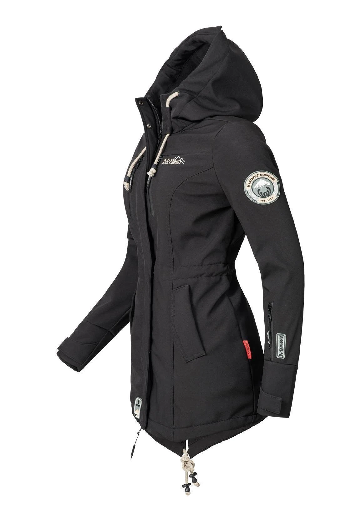 Marikoo Zimtzicke - Parka - Black 3 Marikoo Zimtzicke - Parka - Black - Afbeelding 3
