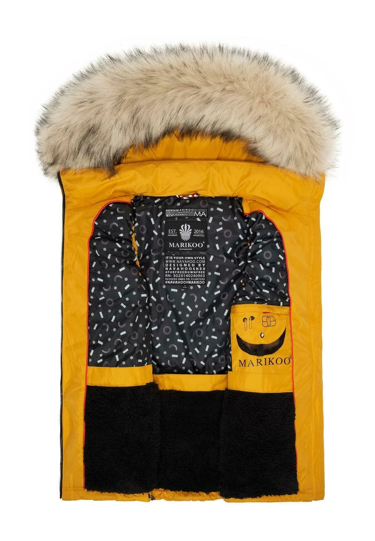 Marikoo Bodywarmer - Yellow 6 Marikoo Bodywarmer - Yellow - Afbeelding 6