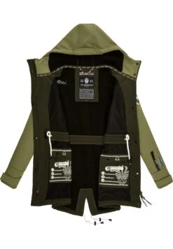 Marikoo Zimtzicke - Parka - Dark Olive Olive -Marikoo 54b14d4f95e34d0194f5d4637165b18a