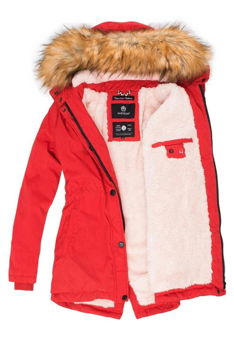 Marikoo Winterjas - Red 4 Marikoo Winterjas - Red - Afbeelding 4