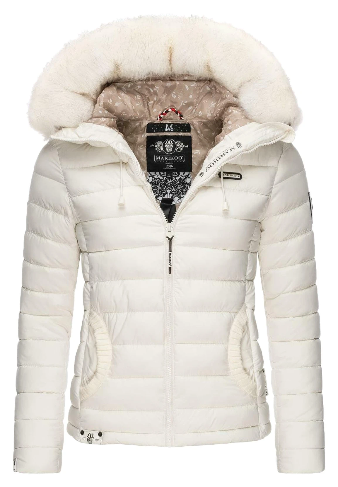 Marikoo Winterjas - Offwhite 5 Marikoo Winterjas - Offwhite - Afbeelding 5