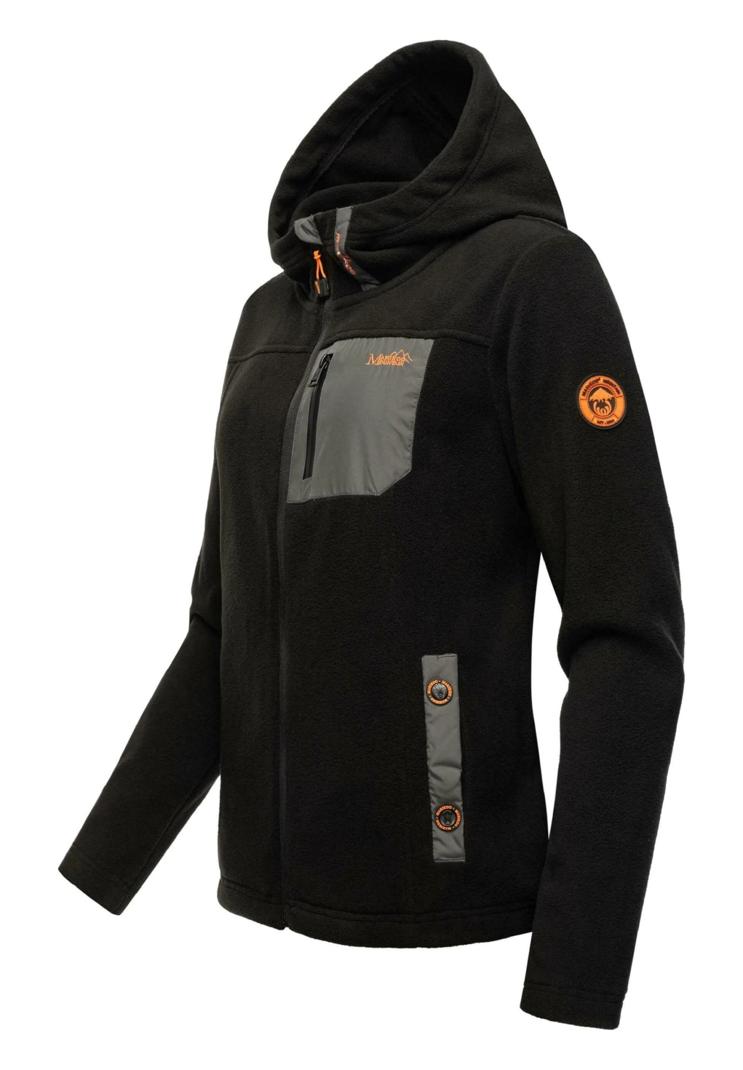 Marikoo Mount Iwaki - Fleecejas - Black 2 Marikoo Mount Iwaki - Fleecejas - Black - Afbeelding 2