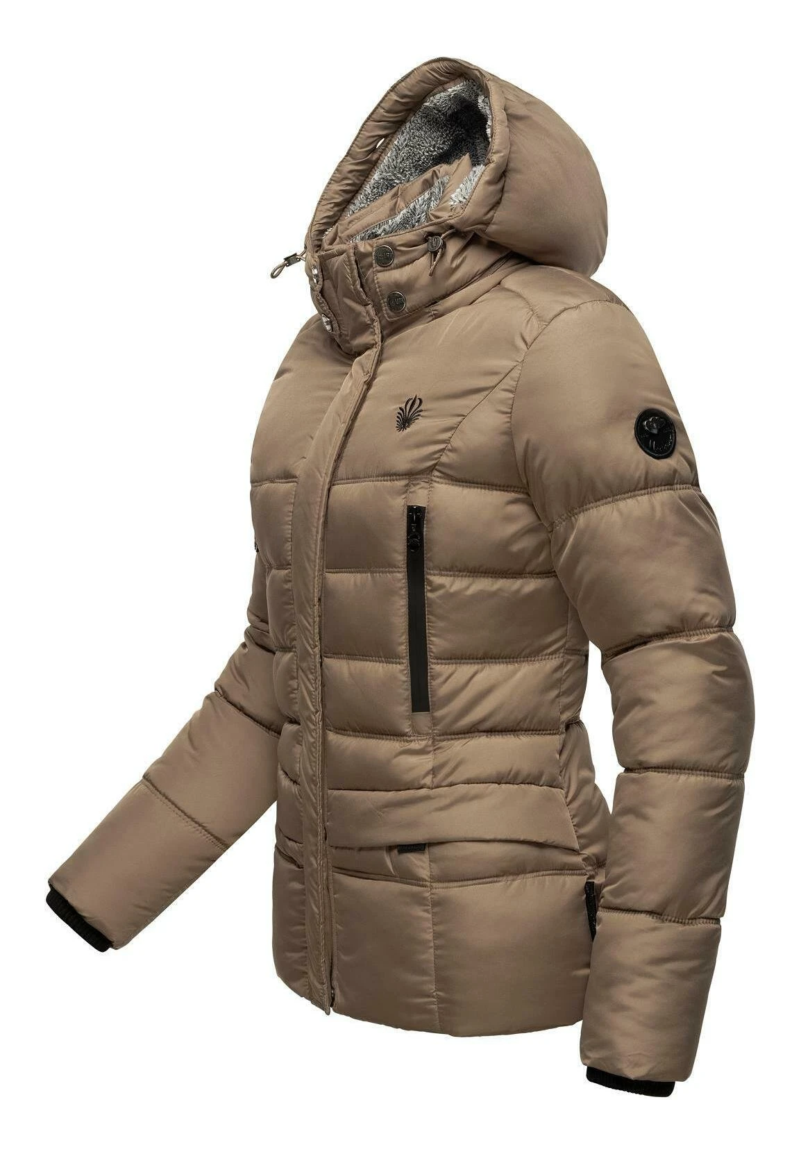 Marikoo Loveleen - Winterjas - Taupe 3 Marikoo Loveleen - Winterjas - Taupe - Afbeelding 3