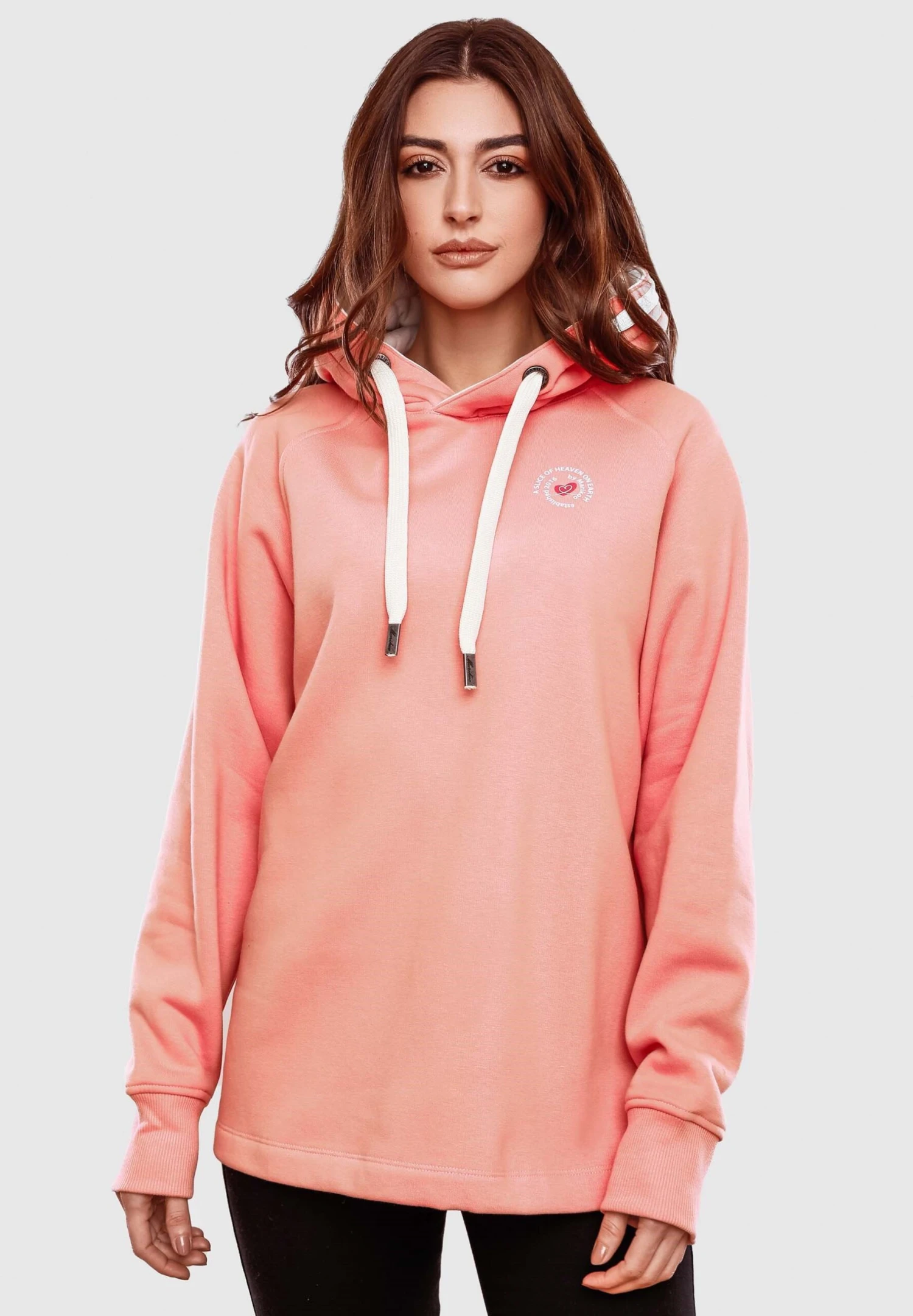 Marikoo Hoodie - Apricot 1 Marikoo Hoodie - Apricot