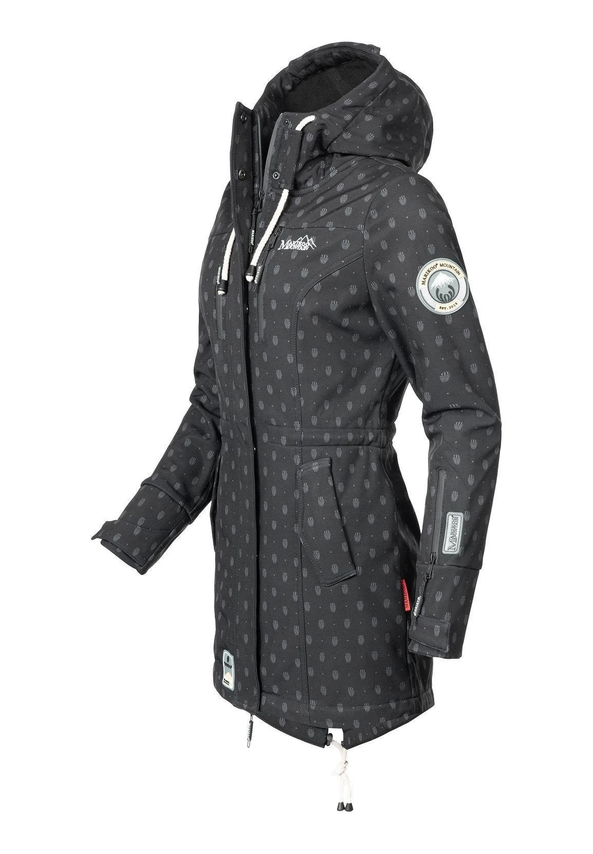 Marikoo Zimtzicke - Parka - Black Melange 9 Marikoo Zimtzicke - Parka - Black Melange - Afbeelding 9