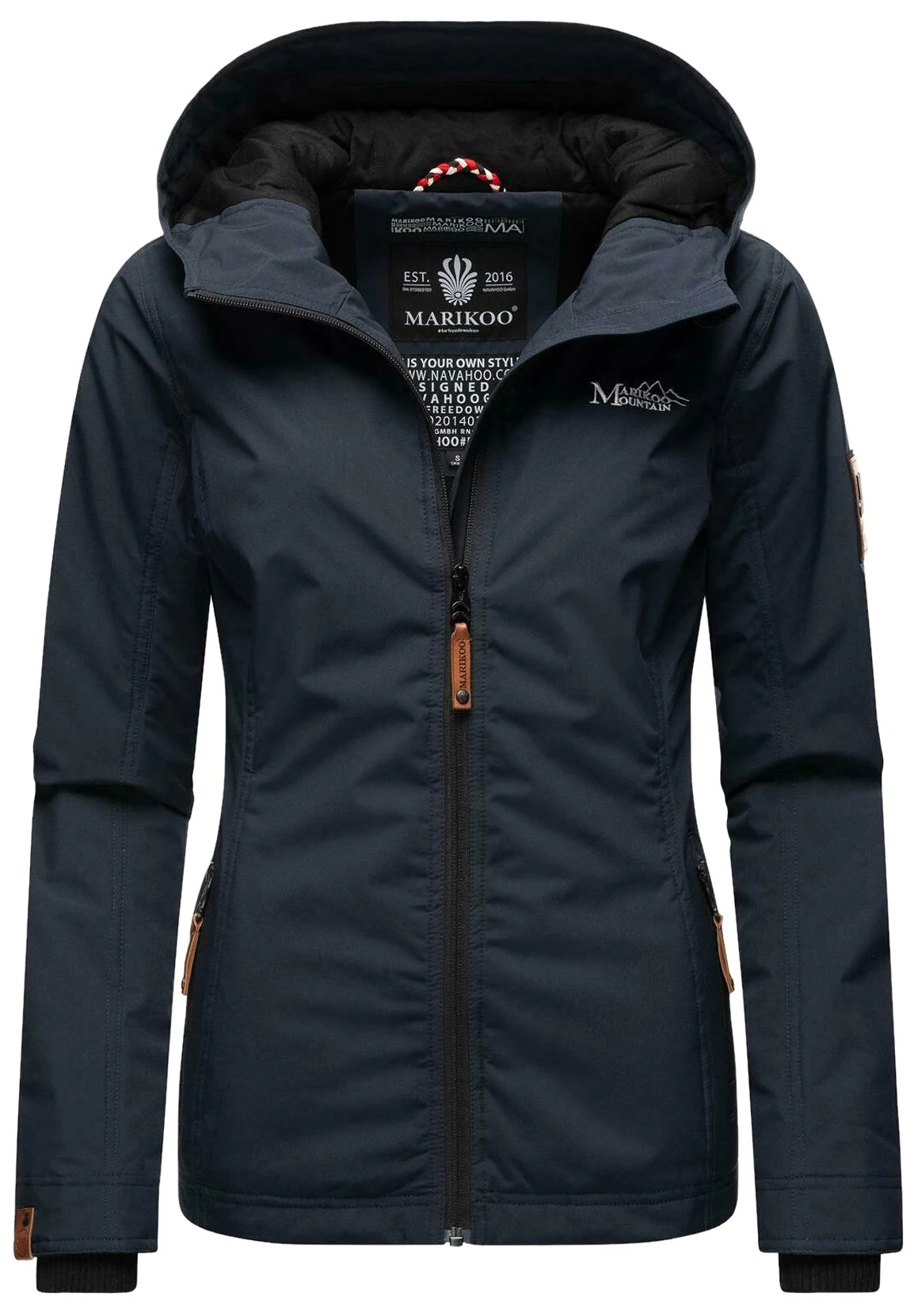 Marikoo Brombeere - Outdoorjas - Dark Blue 1 Marikoo Brombeere - Outdoorjas - Dark Blue