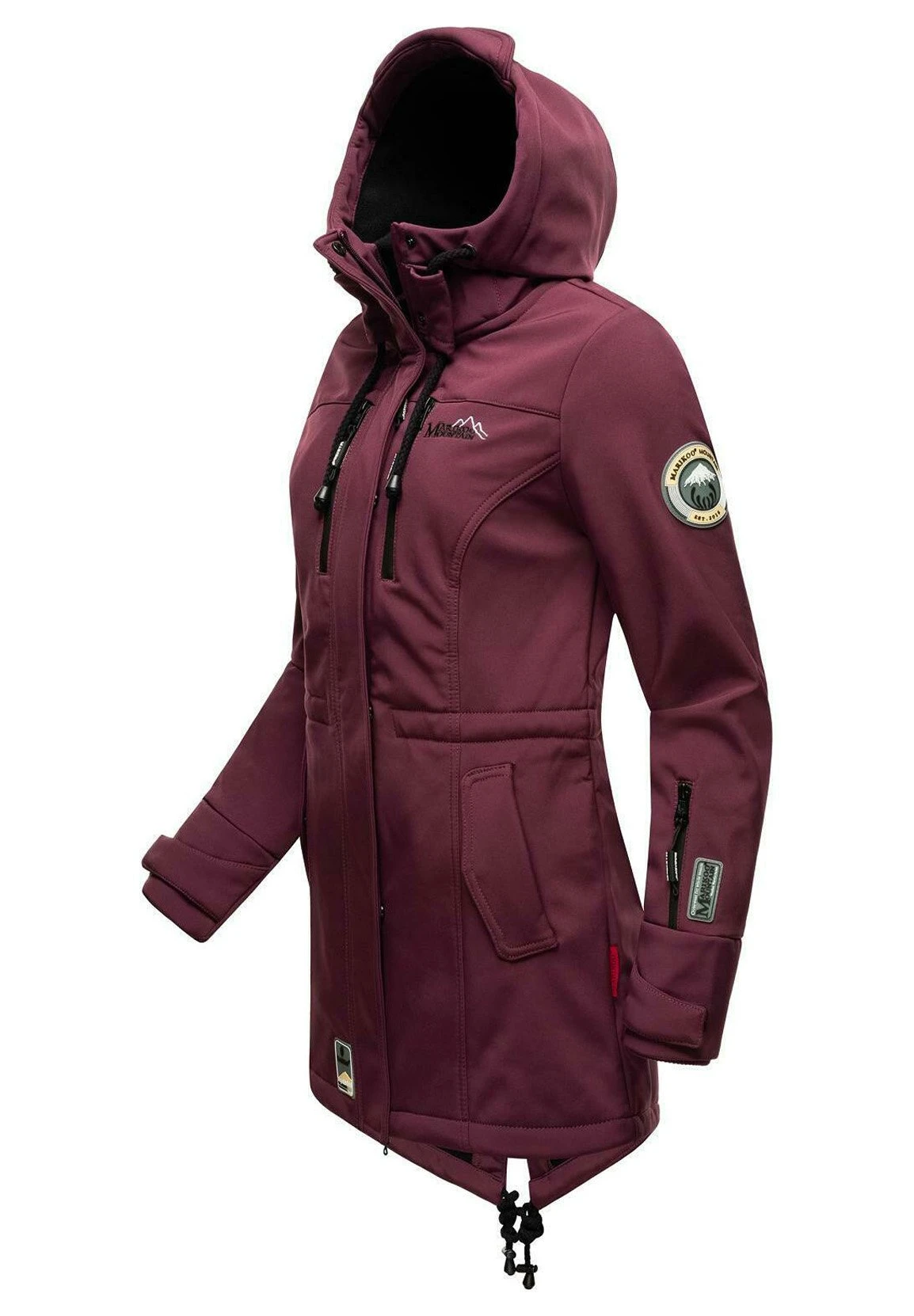 Marikoo Zimtzicke - Parka - Dark Red Melange 2 Marikoo Zimtzicke - Parka - Dark Red Melange - Afbeelding 2