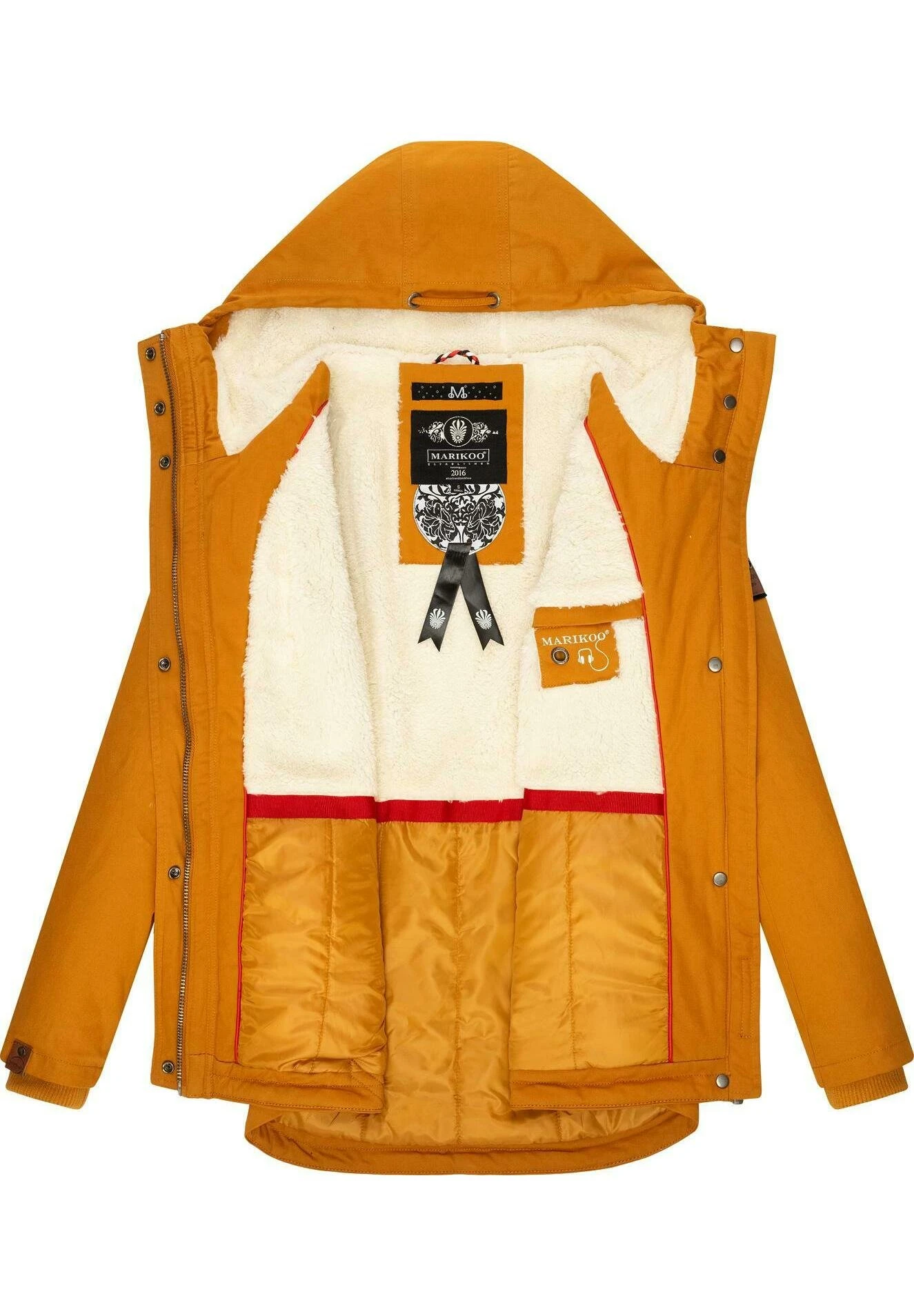 Marikoo Bikoo - Winterjas - Cognac 3 Marikoo Bikoo - Winterjas - Cognac - Afbeelding 3