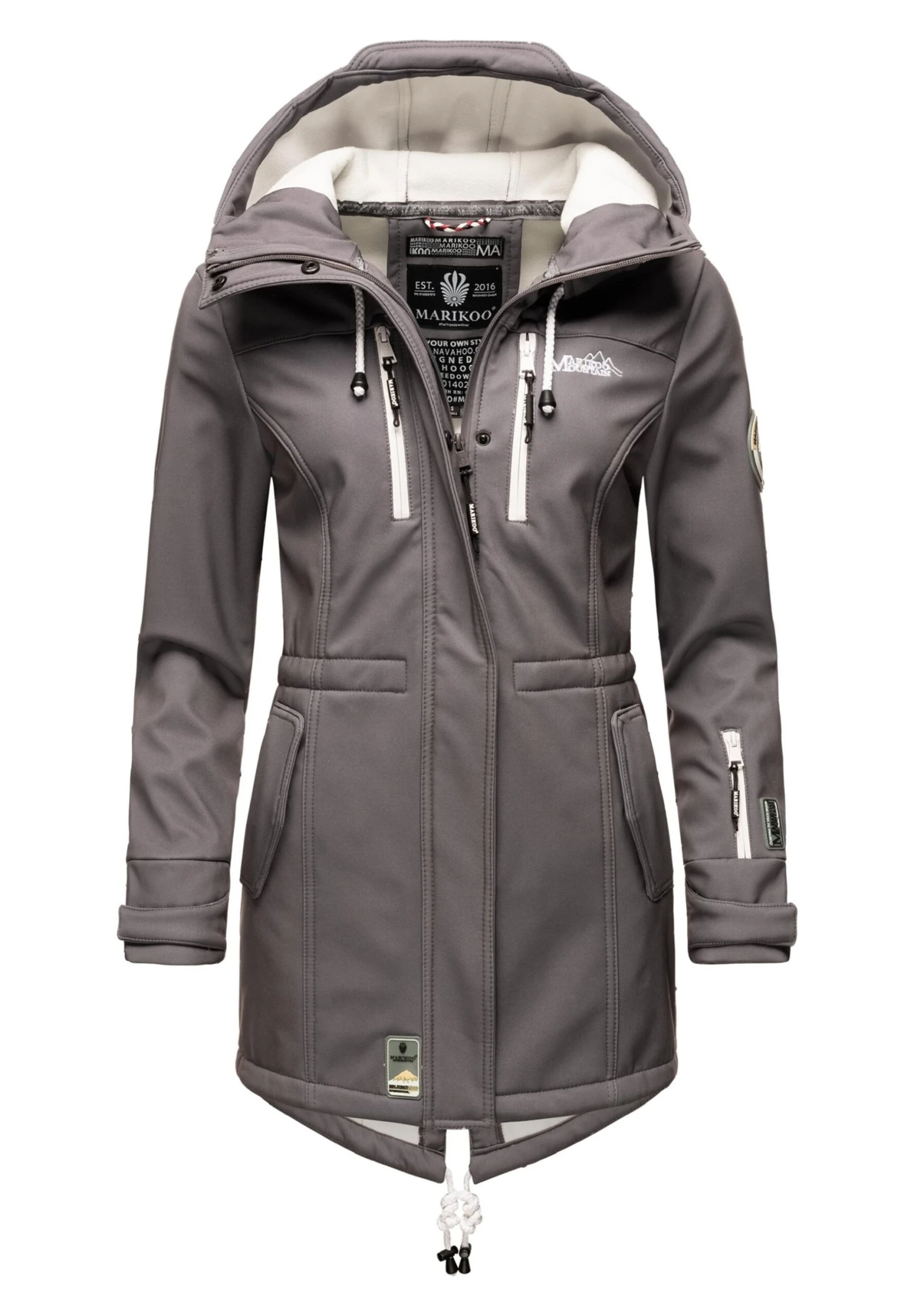 Marikoo Zimtzicke - Parka - Grey 5 Marikoo Zimtzicke - Parka - Grey - Afbeelding 5