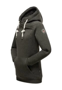 Marikoo Izuyaa - Hoodie - Dark Grey Melange -Marikoo 98b26e26d292470e9e225999651a6a3f