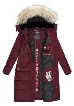 Marikoo Winterjas - Dark Red Melange 15 Marikoo Winterjas - Dark Red Melange -Marikoo 9a77194cecd44e2ebac4124538461ada