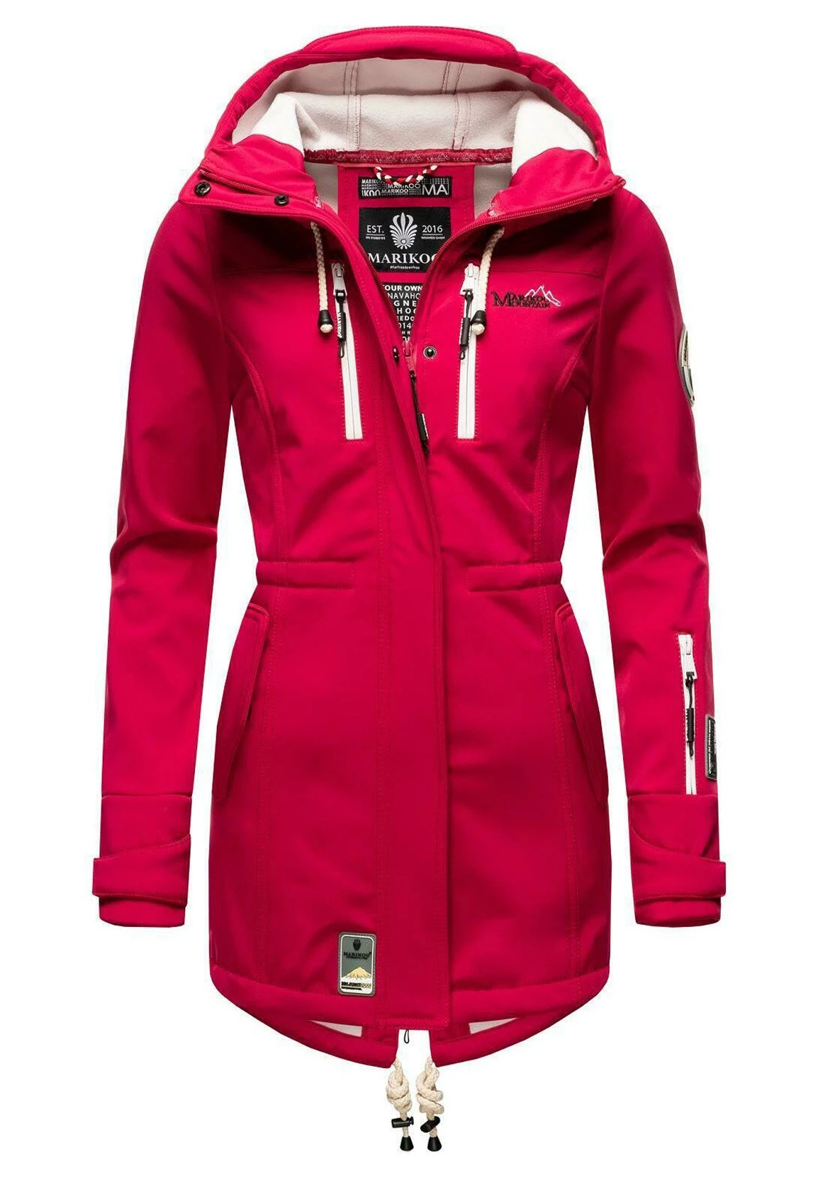Marikoo Zimtzicke - Parka - Fuchsia 1 Marikoo Zimtzicke - Parka - Fuchsia