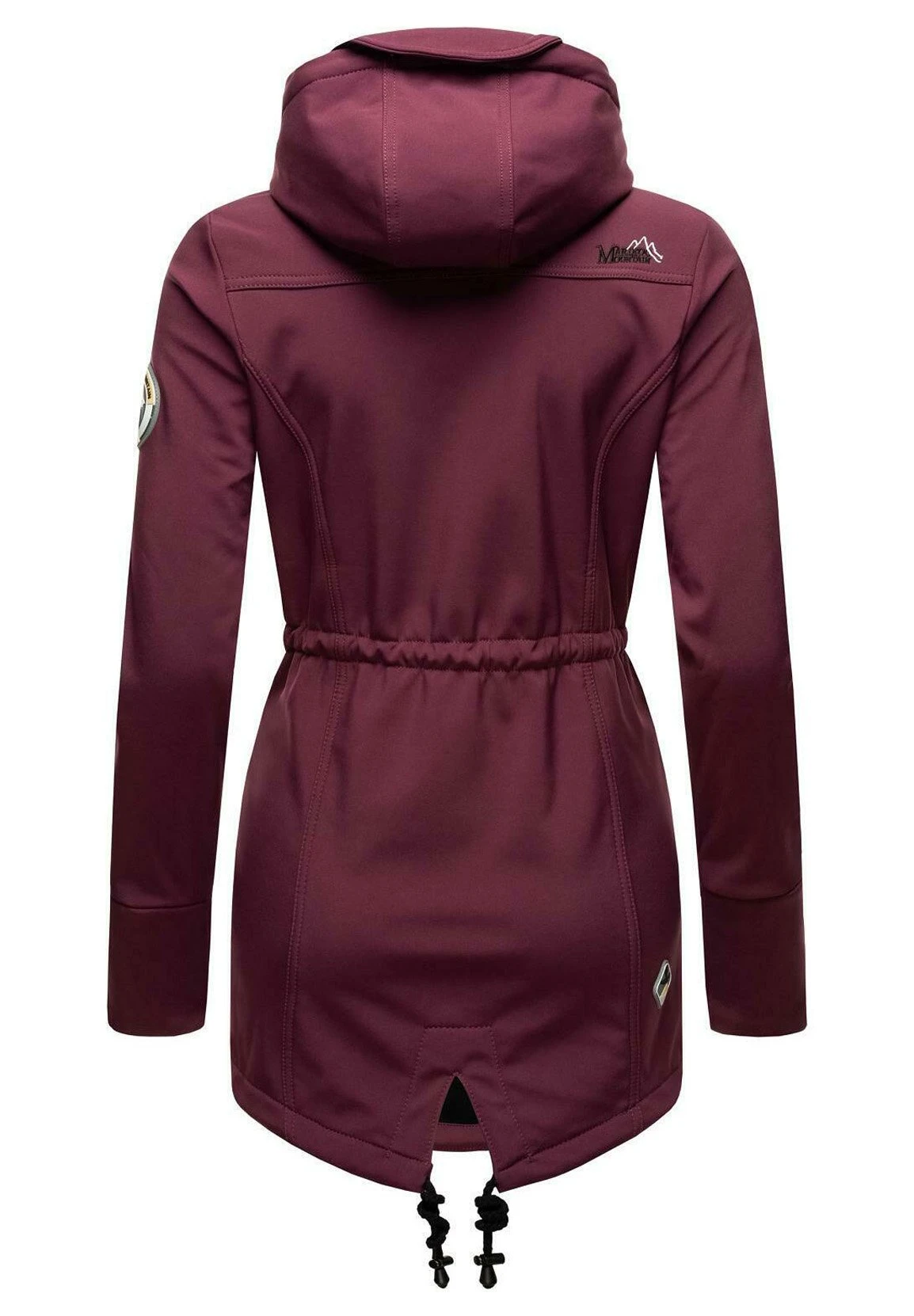 Marikoo Zimtzicke - Parka - Dark Red Melange 3 Marikoo Zimtzicke - Parka - Dark Red Melange - Afbeelding 3