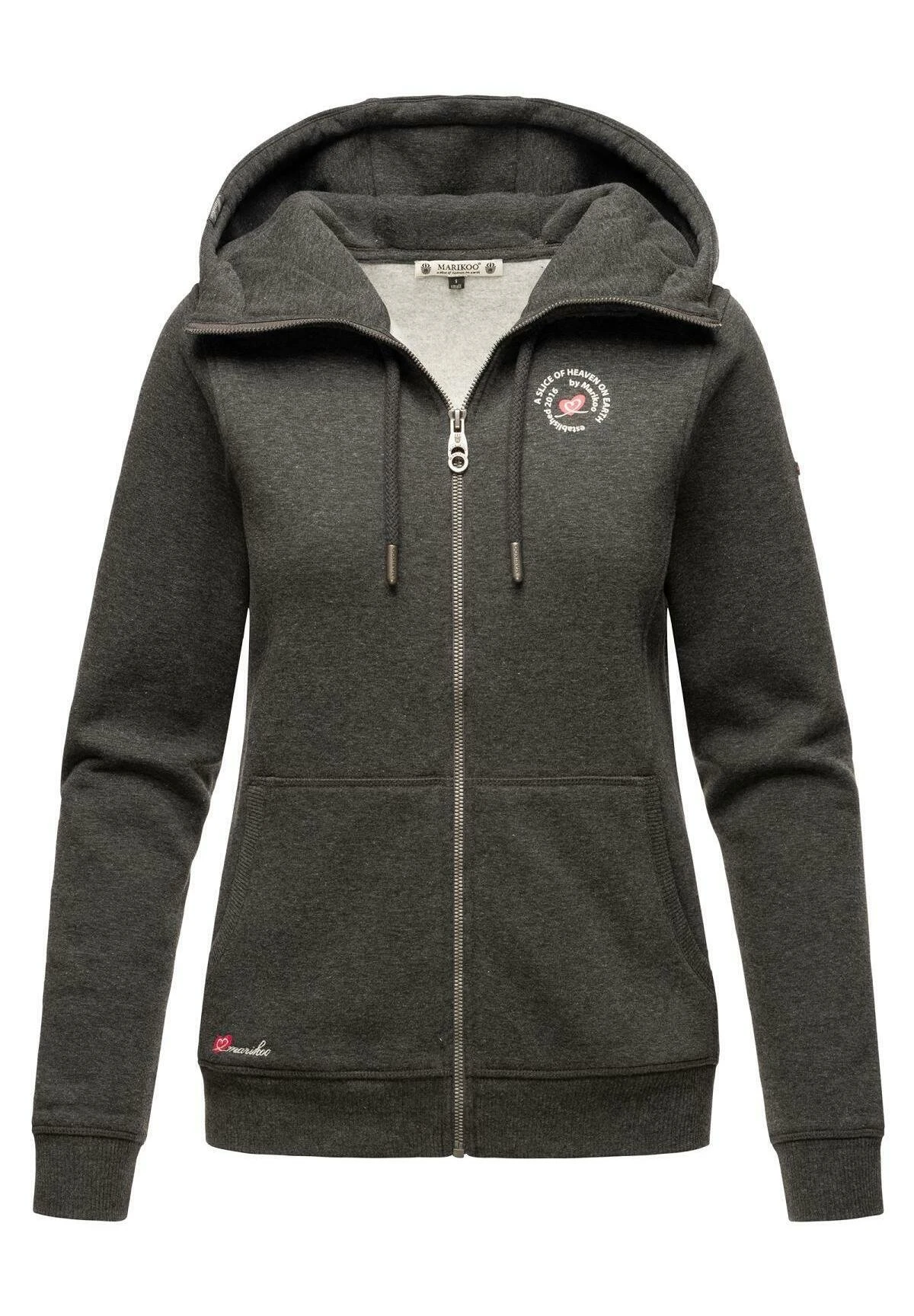 Marikoo Setsunaa - Sweater Met Rits - Darkgreymelange 5 Marikoo Setsunaa - Sweater Met Rits - Darkgreymelange - Afbeelding 5