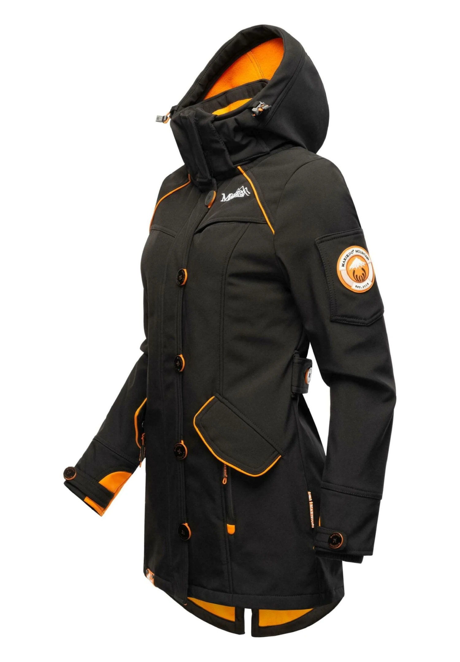 Marikoo Soulinaa - Parka - Black 2 Marikoo Soulinaa - Parka - Black - Afbeelding 2