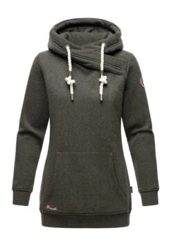 Marikoo Izuyaa - Hoodie - Dark Grey Melange -Marikoo a3c3ea1b6a1f4ef7a4cee4c117a285d2