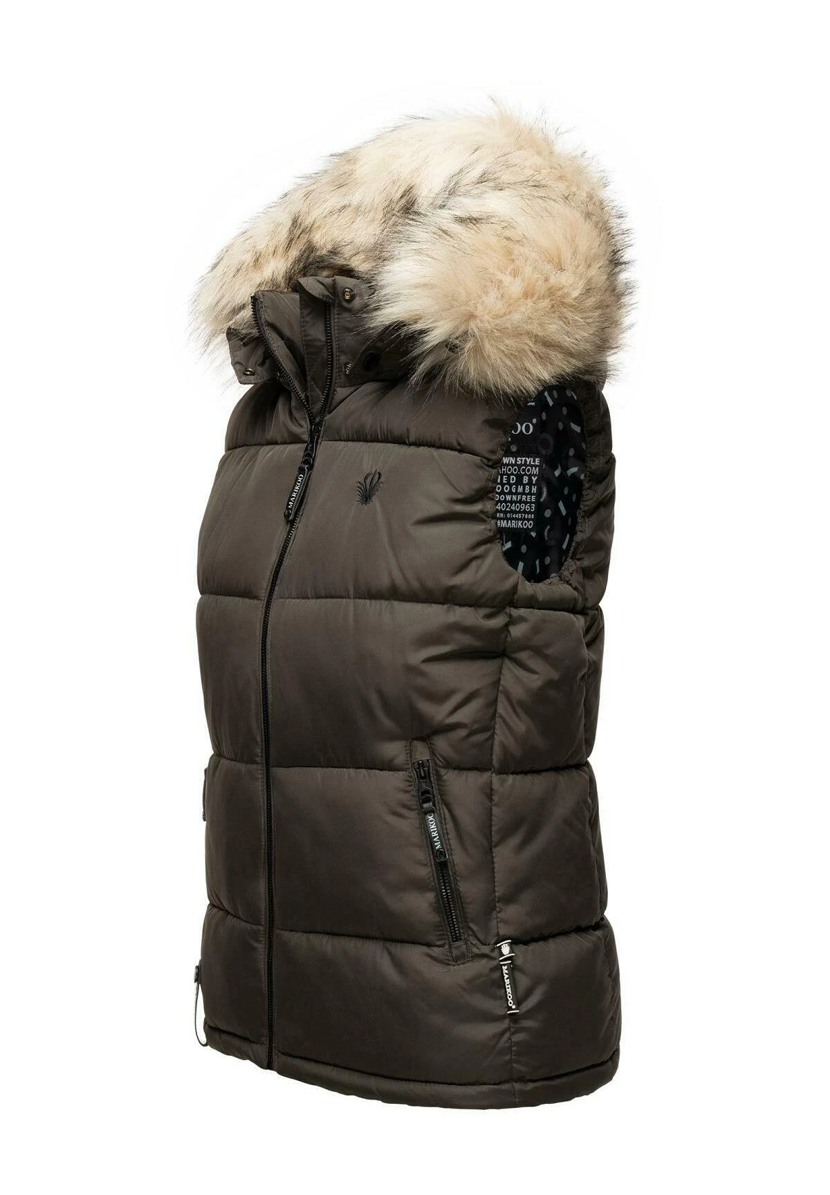 Marikoo Bodywarmer - Anthracite 2 Marikoo Bodywarmer - Anthracite - Afbeelding 2