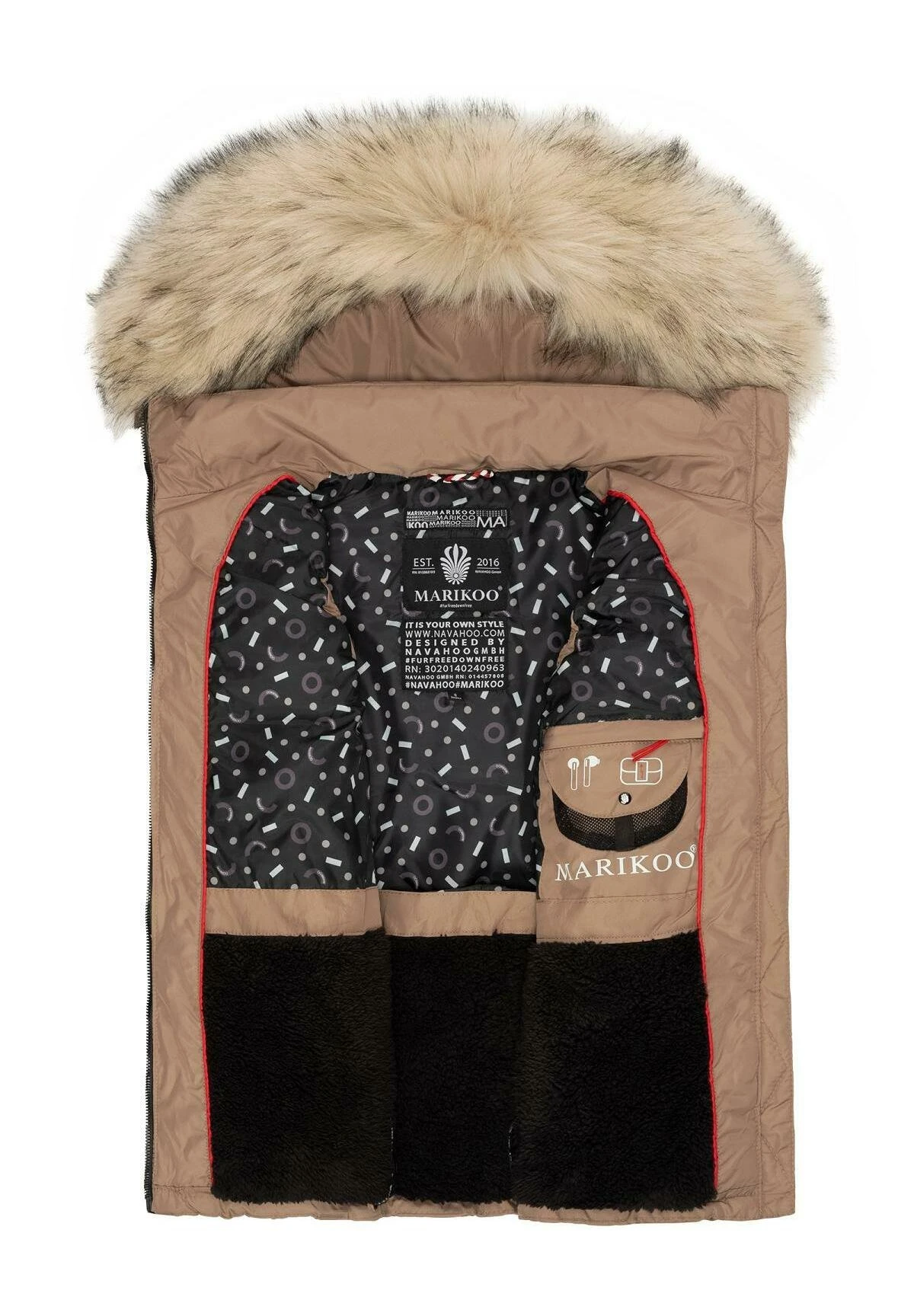 Marikoo Bodywarmer - Taupe 5 Marikoo Bodywarmer - Taupe - Afbeelding 5