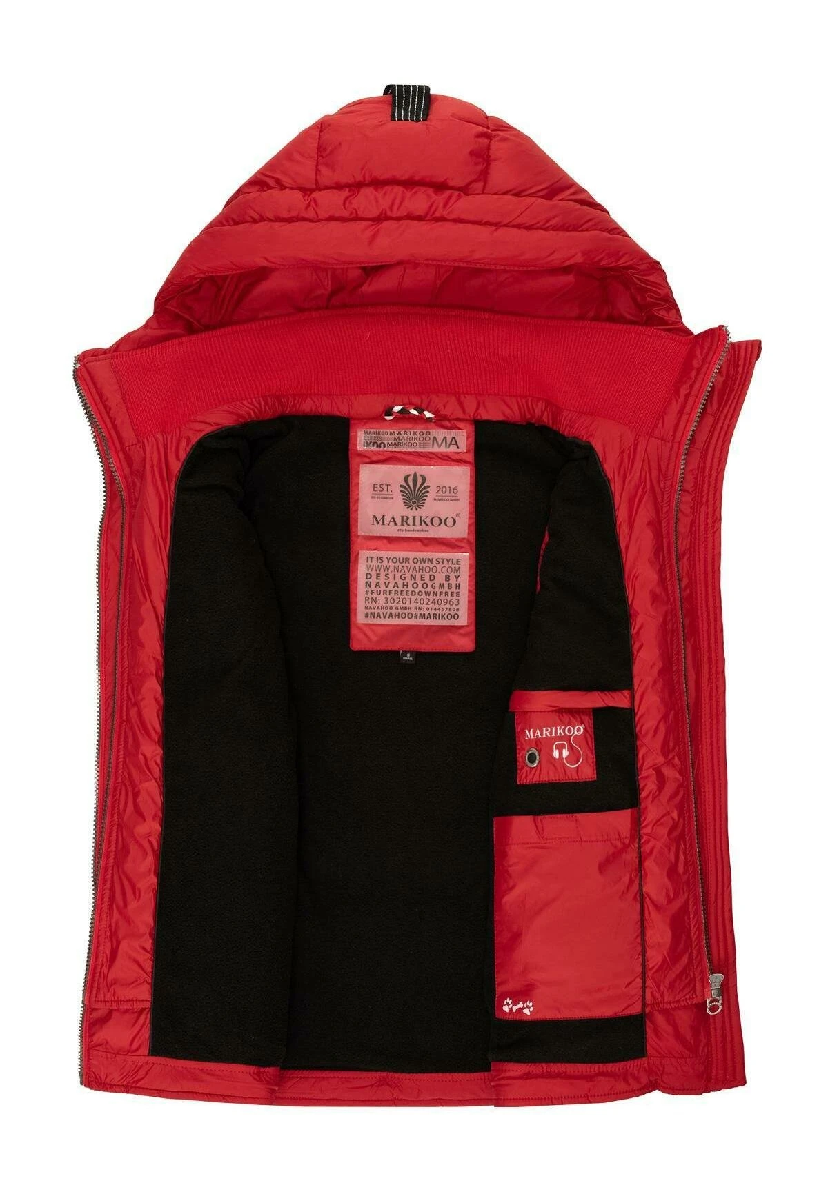 Marikoo Taisaa - Bodywarmer - Red 5 Marikoo Taisaa - Bodywarmer - Red - Afbeelding 5