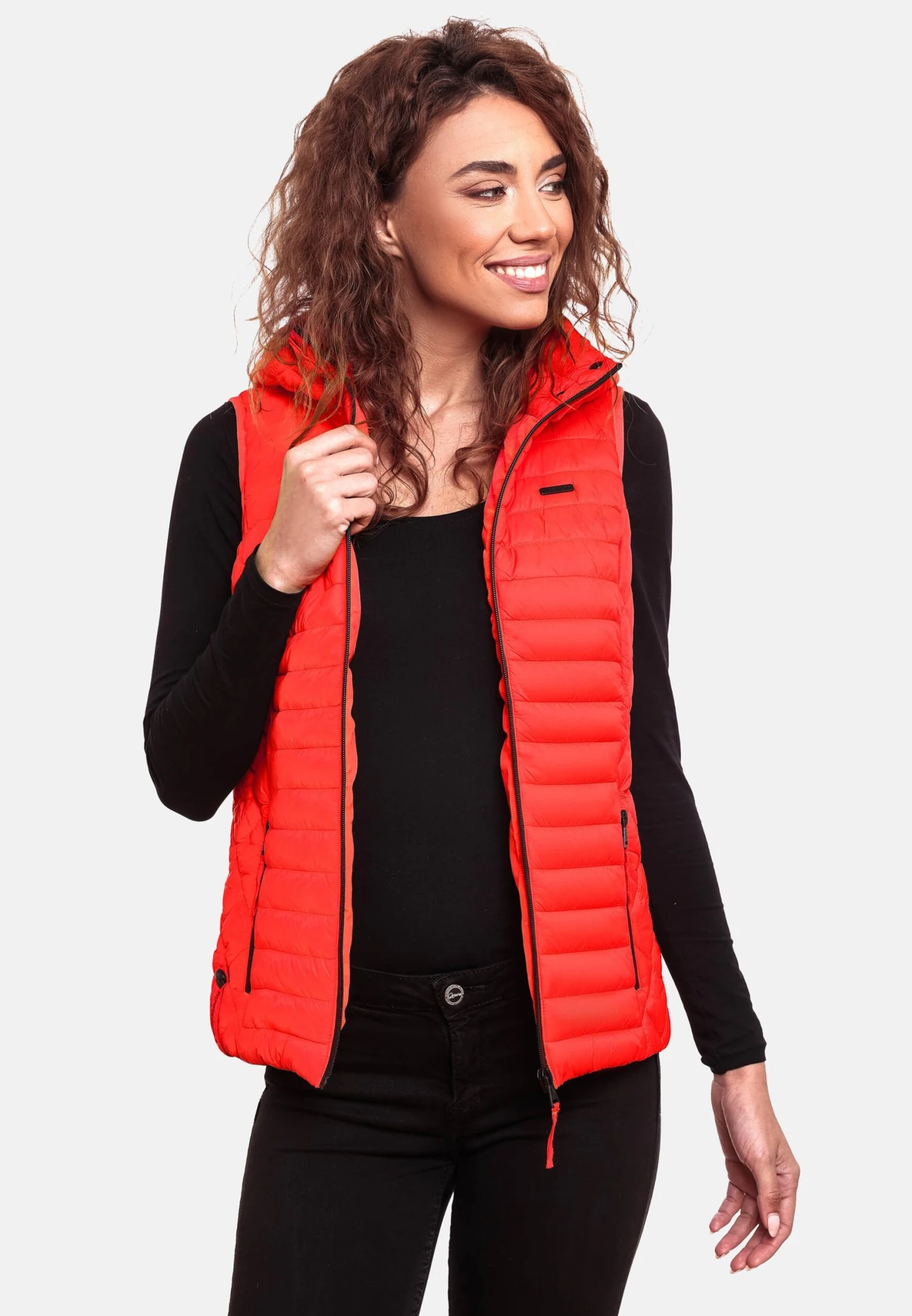 Marikoo Hasenpfote - Bodywarmer - Neon Coral 4 Marikoo Hasenpfote - Bodywarmer - Neon Coral - Afbeelding 4