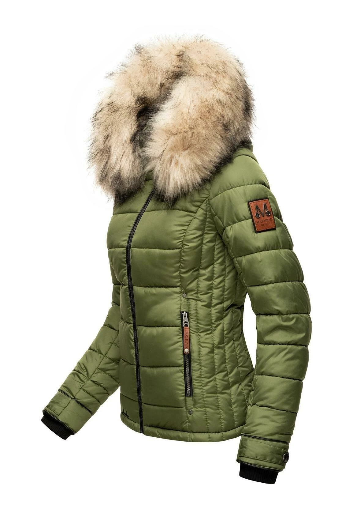 Marikoo Lerikaa - Winterjas - Olive 2 Marikoo Lerikaa - Winterjas - Olive - Afbeelding 2