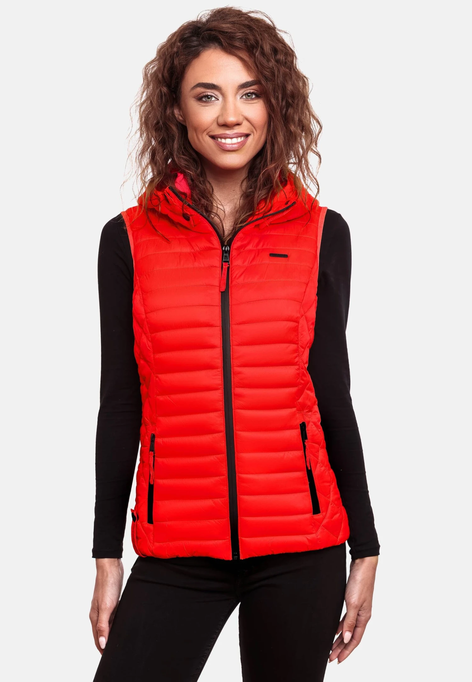 Marikoo Hasenpfote - Bodywarmer - Neon Coral 1 Marikoo Hasenpfote - Bodywarmer - Neon Coral