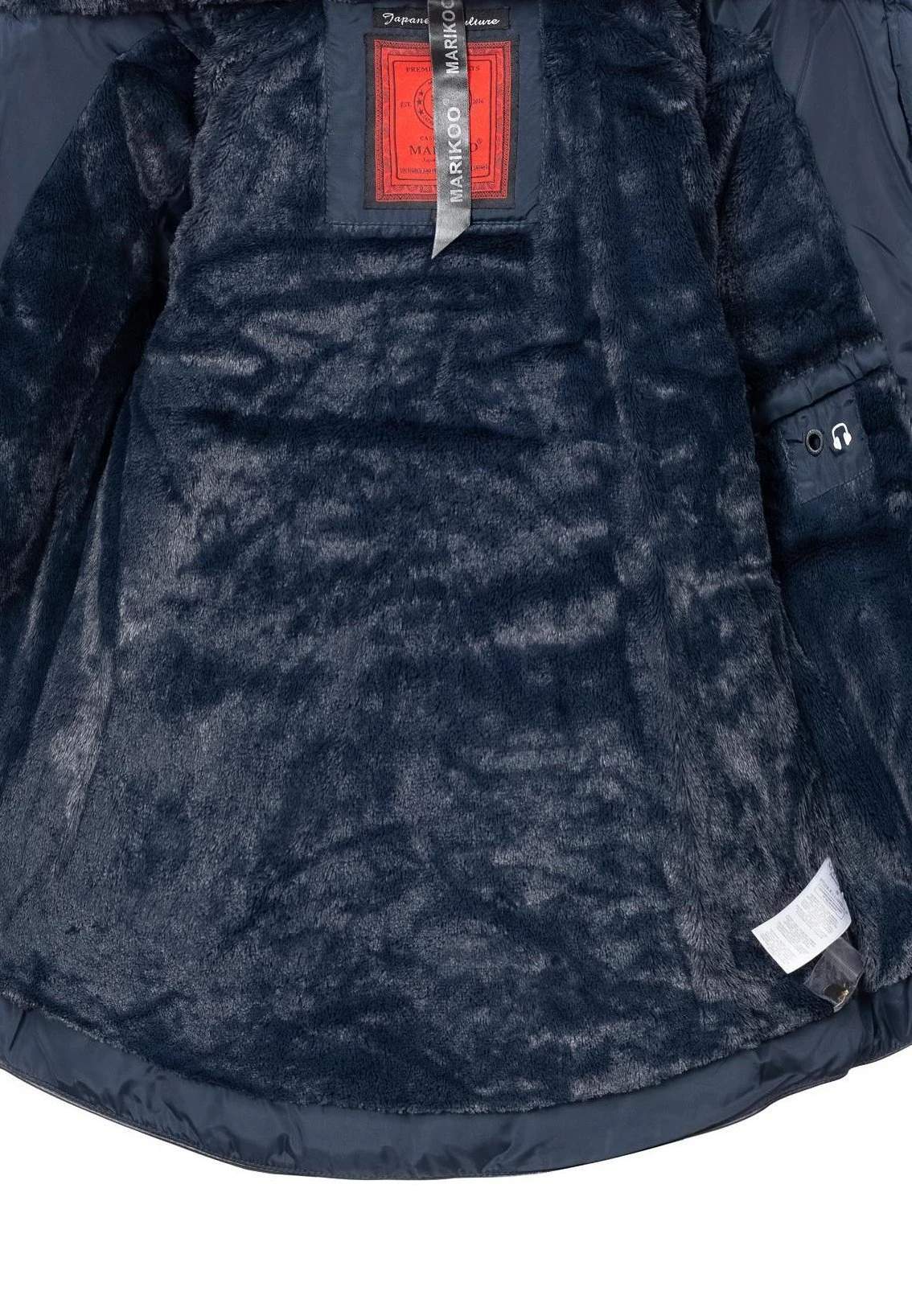 Marikoo Amber - Winterjas - Blue 4 Marikoo Amber - Winterjas - Blue - Afbeelding 4