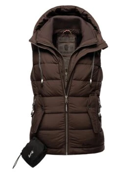 Marikoo Taisaa - Bodywarmer - Dark Choco -Marikoo cd7a33524f044560809e0a410b2010b1