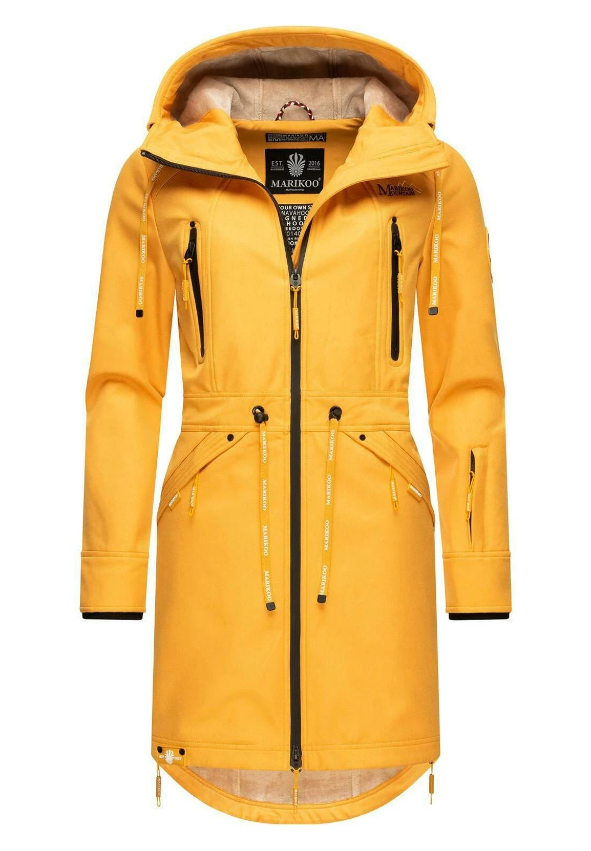 Marikoo Racquelle - Parka - Amber Yellow 5 Marikoo Racquelle - Parka - Amber Yellow - Afbeelding 5