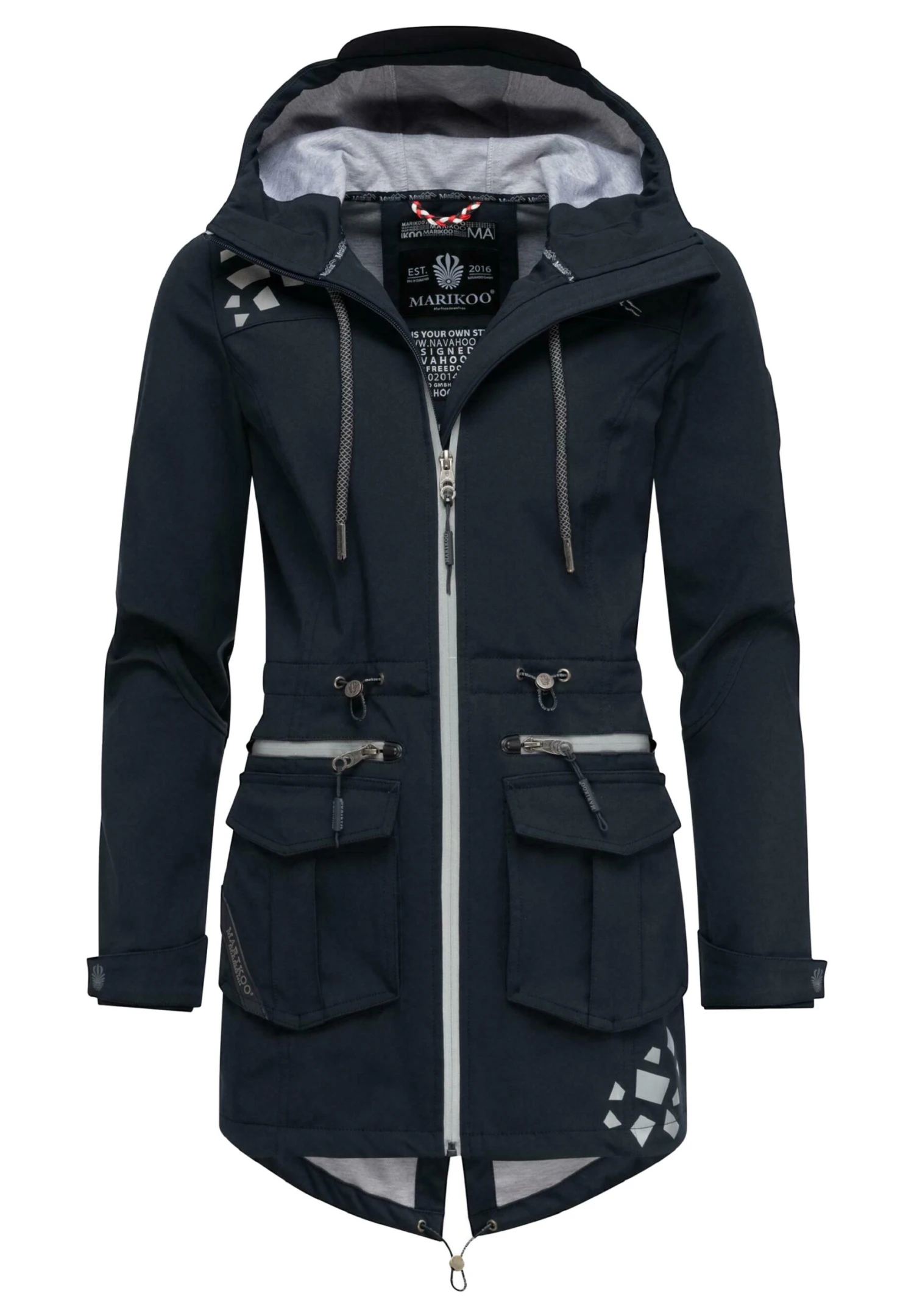 Marikoo Ulissaa - Regenjas - Dark Blue 5 Marikoo Ulissaa - Regenjas - Dark Blue - Afbeelding 5