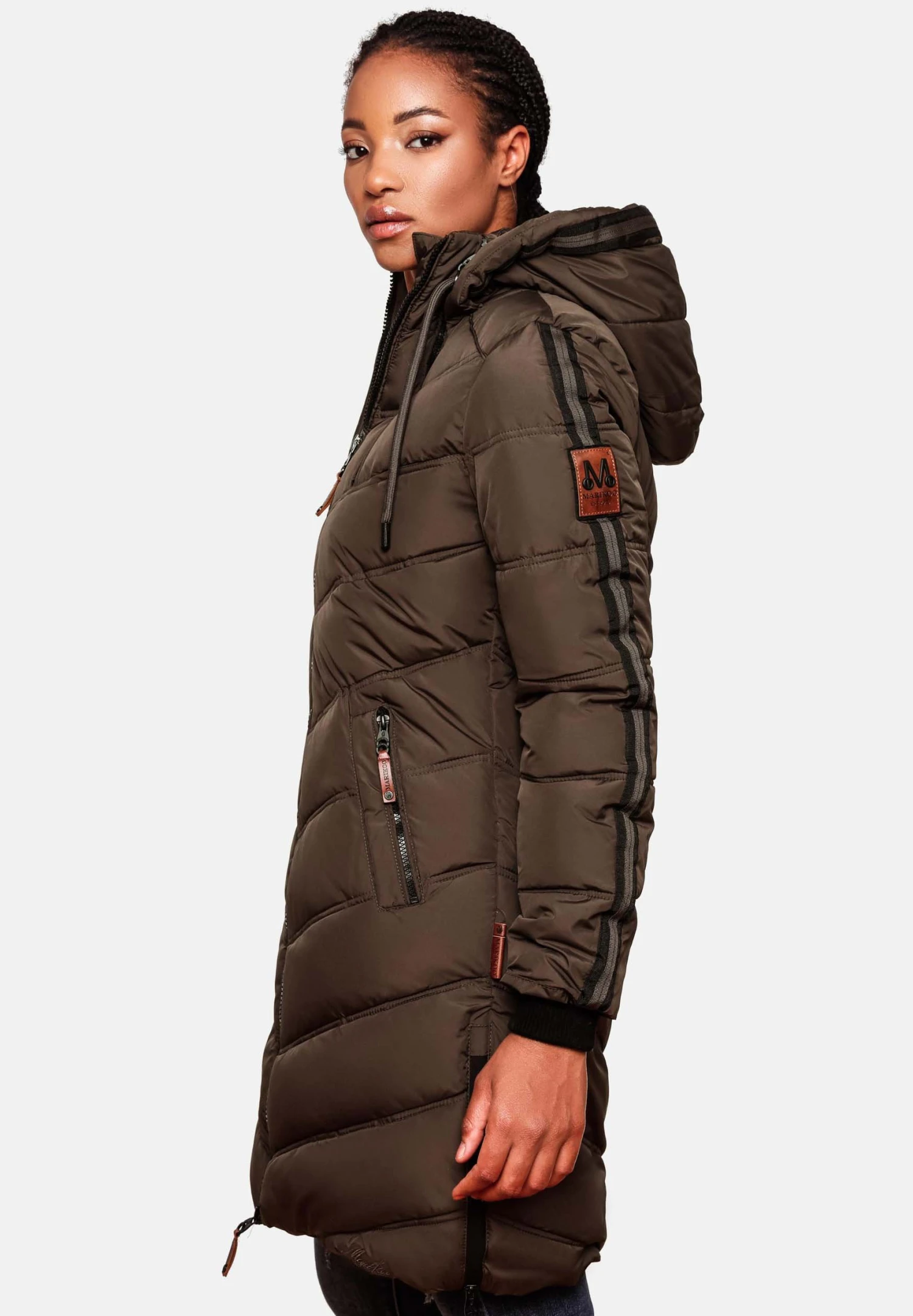 Marikoo Armasa - Winterjas - Dark Choco 3 Marikoo Armasa - Winterjas - Dark Choco - Afbeelding 3