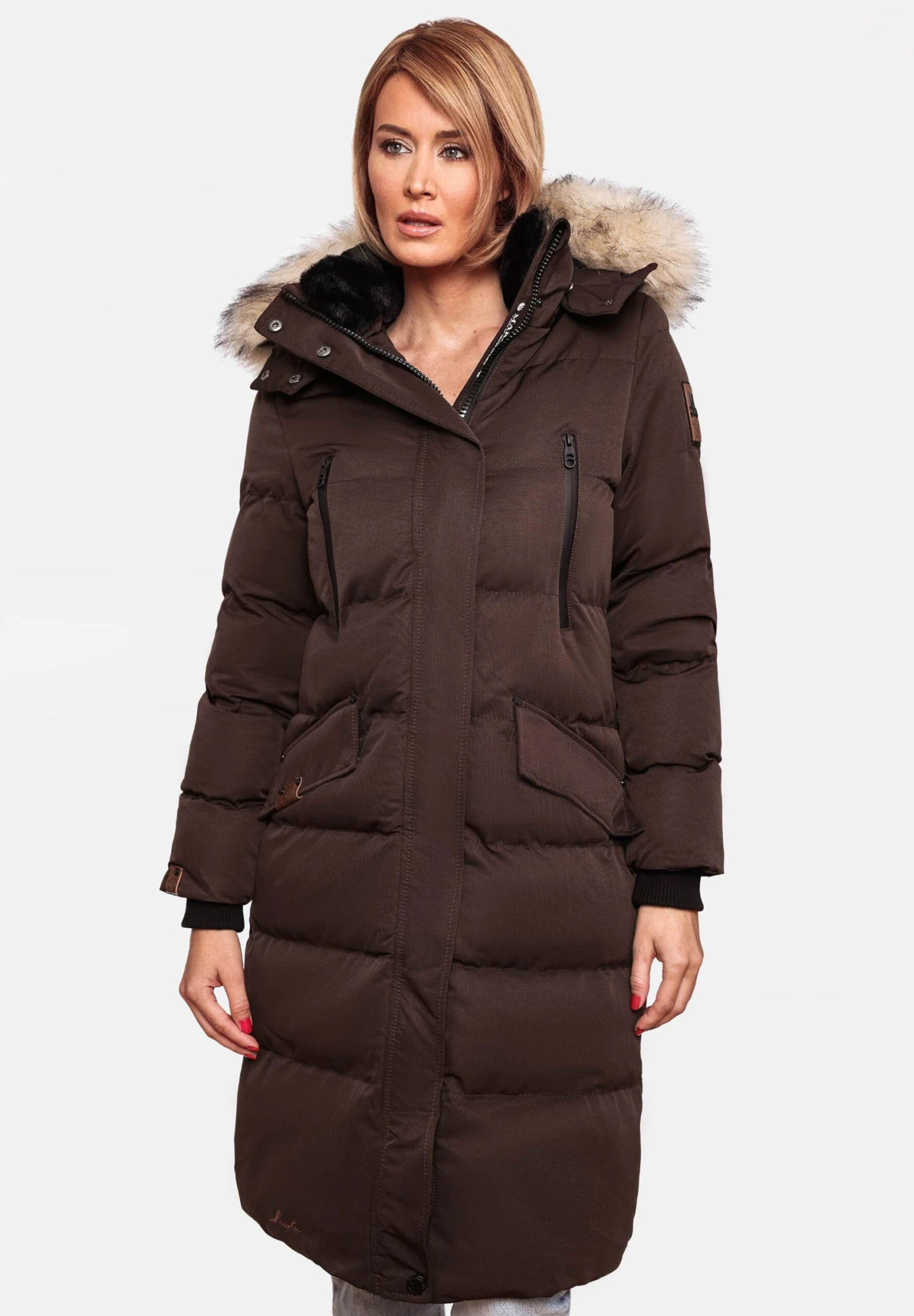 Marikoo Winterjas - Dark Choco 1 Marikoo Winterjas - Dark Choco