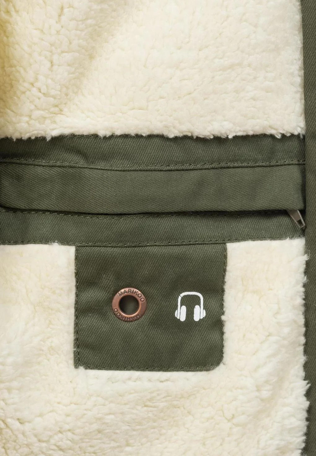 Marikoo Manolya - Winterjas - Forest Green 5 Marikoo Manolya - Winterjas - Forest Green - Afbeelding 5