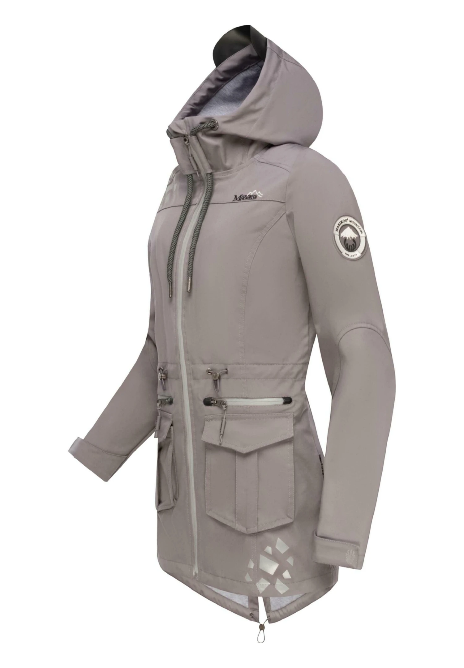 Marikoo Ulissaa - Regenjas - Grey 2 Marikoo Ulissaa - Regenjas - Grey - Afbeelding 2